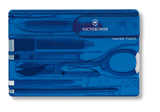 Swiss Card Classic - VICTORINOX SAK (Blue Translucent)
