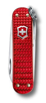 Swiss Pocket Knife - VICTORINOX SAK Classic SD Precious Alox (Red)