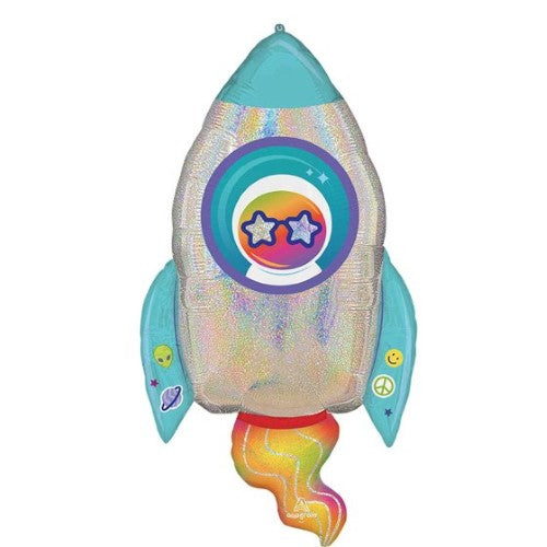 Balloon - SuperShape Holographic Outer Space P45