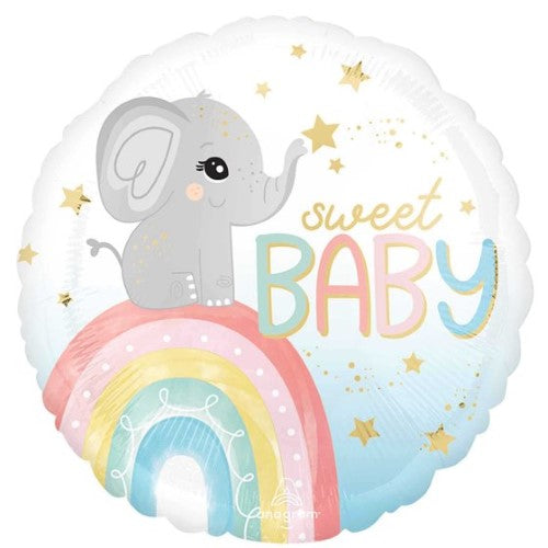 Balloon - 45cm Standard XL Satin Baby Elephant S40