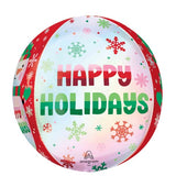 Balloon - Orbx XL Happy Holidays Shimmer G20
