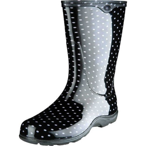 Sloggers Womens Rain Boots Polka Dot Size 10