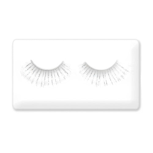 Costume Accessory  - Team Spirit Tinsel Eyelashes White 14+