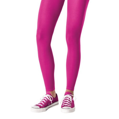 Costume Accessory  - Team Spirit Footless Tights Pink 14+