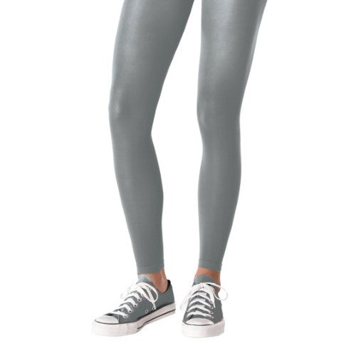 Costume Accessory  - Team Spirit Footless Tights Silver 14+