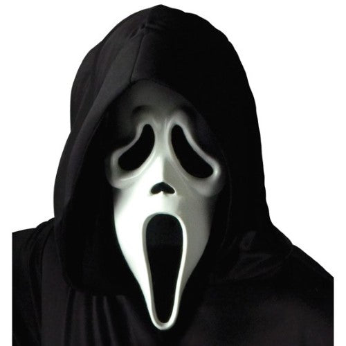 Costume Accessory  - Ghost Face Mask with Shroud