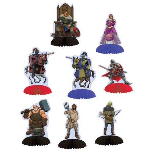 Beistle Medieval Mini Centrepieces - (Pack of 8 )