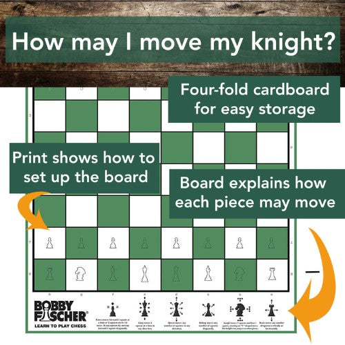 Bobby Fisher Learn To Play Chess Set