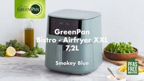GreenPan - Bistro XXL Coloured Air fryer Mint Green - 7.2L