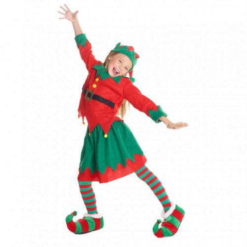 Costume Christmas Elf Child's 7-9 Years