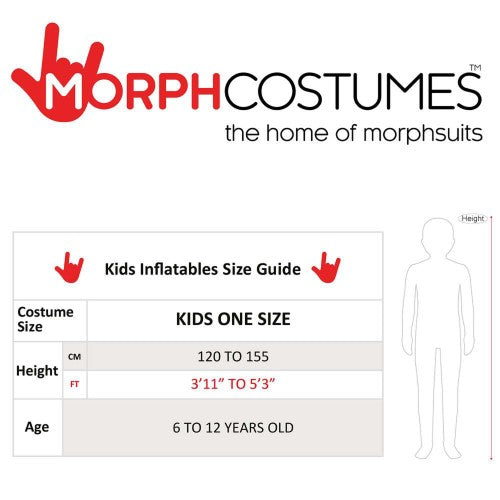 Costume Inflatable Alien Child's Standard Size