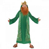 Costume Nativity King Green Child's 10-12 Years