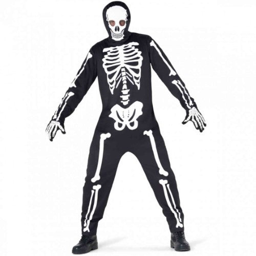 Costume Skeleton Jumpsuit Men's X-Large