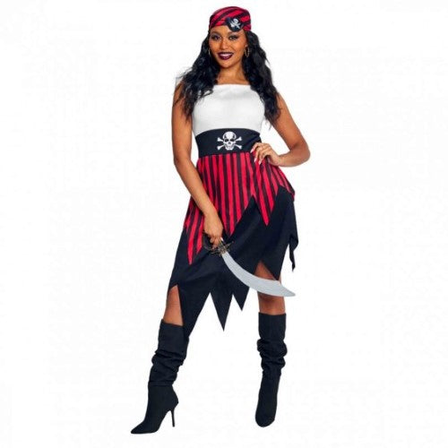 Costume Pirate Deckhand Women's Size 20-22