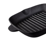 Tramontina Pre-Seasoned Cast Iron Square Griddle Pan 27cm 2.2l