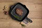 Tramontina Pre-Seasoned Cast Iron Square Griddle Pan 27cm 2.2l