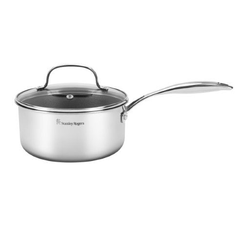 Stanley Rogers SR-Matrix Non-stick Saucepan with Glass Lid 18cm / 2.3L