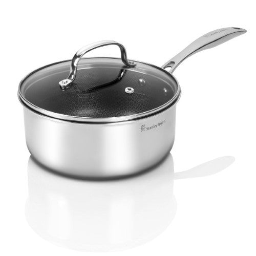 Stanley Rogers SR-Matrix Non-stick Saucepan with Glass Lid 20cm / 3.0L