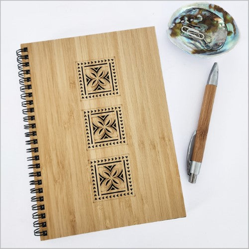 Small Bamboo Journal - Square Tapa 1 (16 x 21cm)