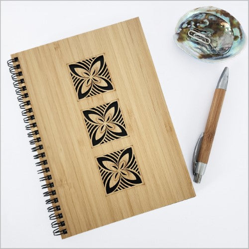 Small Bamboo Journal - Square Tapa 3 (16 x 21cm)