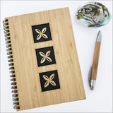 Small Bamboo Journal - Square Tapa 4 (16 x 21cm)