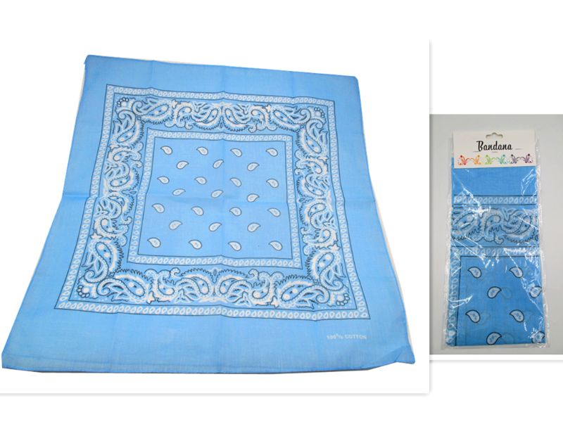 Bandana - Sky Blue 56cm (Set of 12)