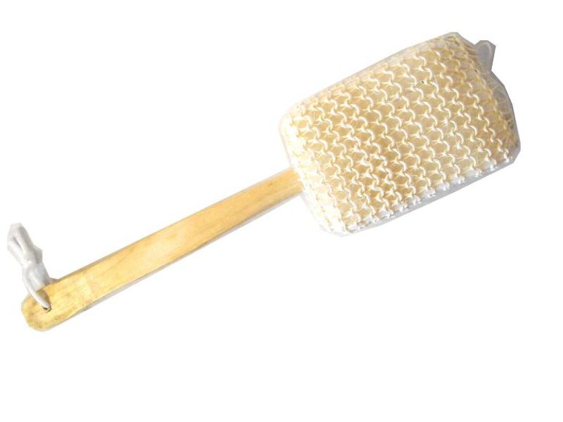 Bath Scrub With Wooden Handle - 39.5cm (12 Units)