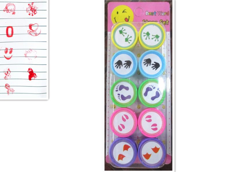 Stamps - Feet 10pcs (6 Packs)
