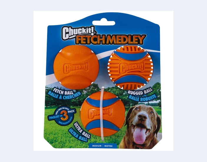 Dog Toy  - Fetch Medley Gen3 3pk