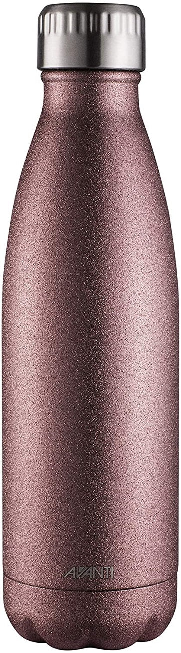 Avanti Fluid Vacuum Bottle 500ml Glitter Rose G