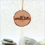 Wood Slice Ornament : Wellington - Ornaments