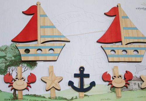 Boat Art Pegs - Art Pegs