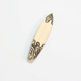 Kiwiana Wall Art - Printed Pine Mini: Kowhaiwhai surfboard - Mini Shapes