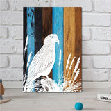 Kiwiana Wall Art - Rectangle: Kea (Large) - Rectangles