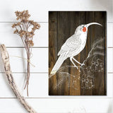 Kiwiana Wall Art - Rectangle: DW Huia (Large) - Rectangles