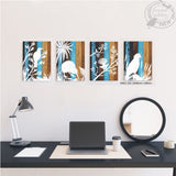 Kiwiana Wall Art - Rectangle: Kea (Small) - Rectangles