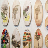 Kiwiana Wall Art - Ply Surfboard Art: Auckland (Wood)