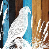 Kiwiana Wall Art - Art Block: Kea - Squares