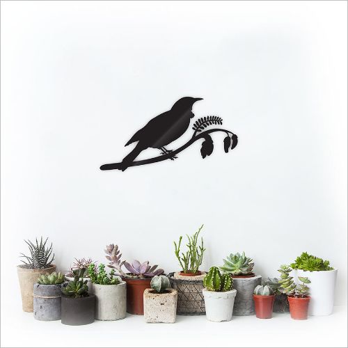 Kiwiana Wall Art - Tui on Kowhai (Small)