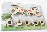 Tractor Art Pegs - Art Pegs