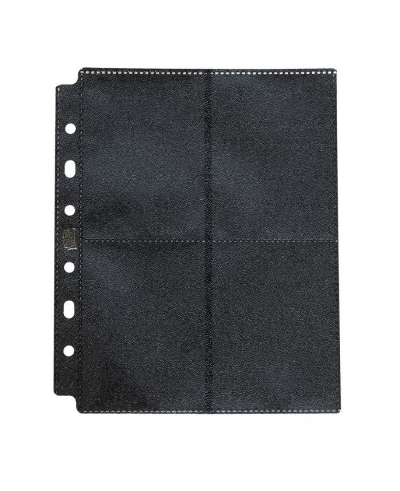Dragon Shield: Binder Pages  - 8-Pocket Display  - Black