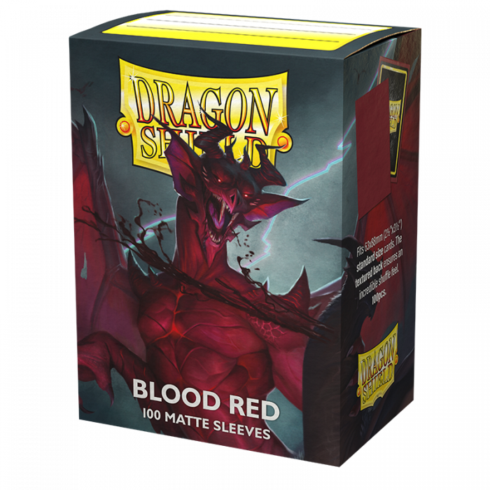 Dragon Shield: Sleeves  - Matte  - Blood Red