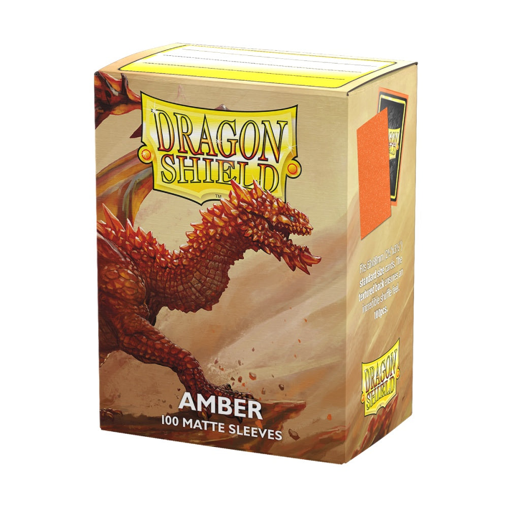 Dragon Shield: Sleeves  - Matte  - Amber