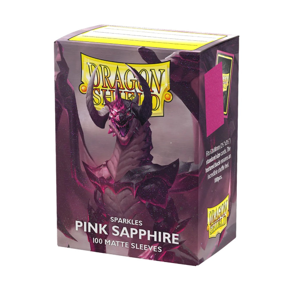Dragon Shield: Sleeves  - Matte  - Sparkles: Pink Sapphire