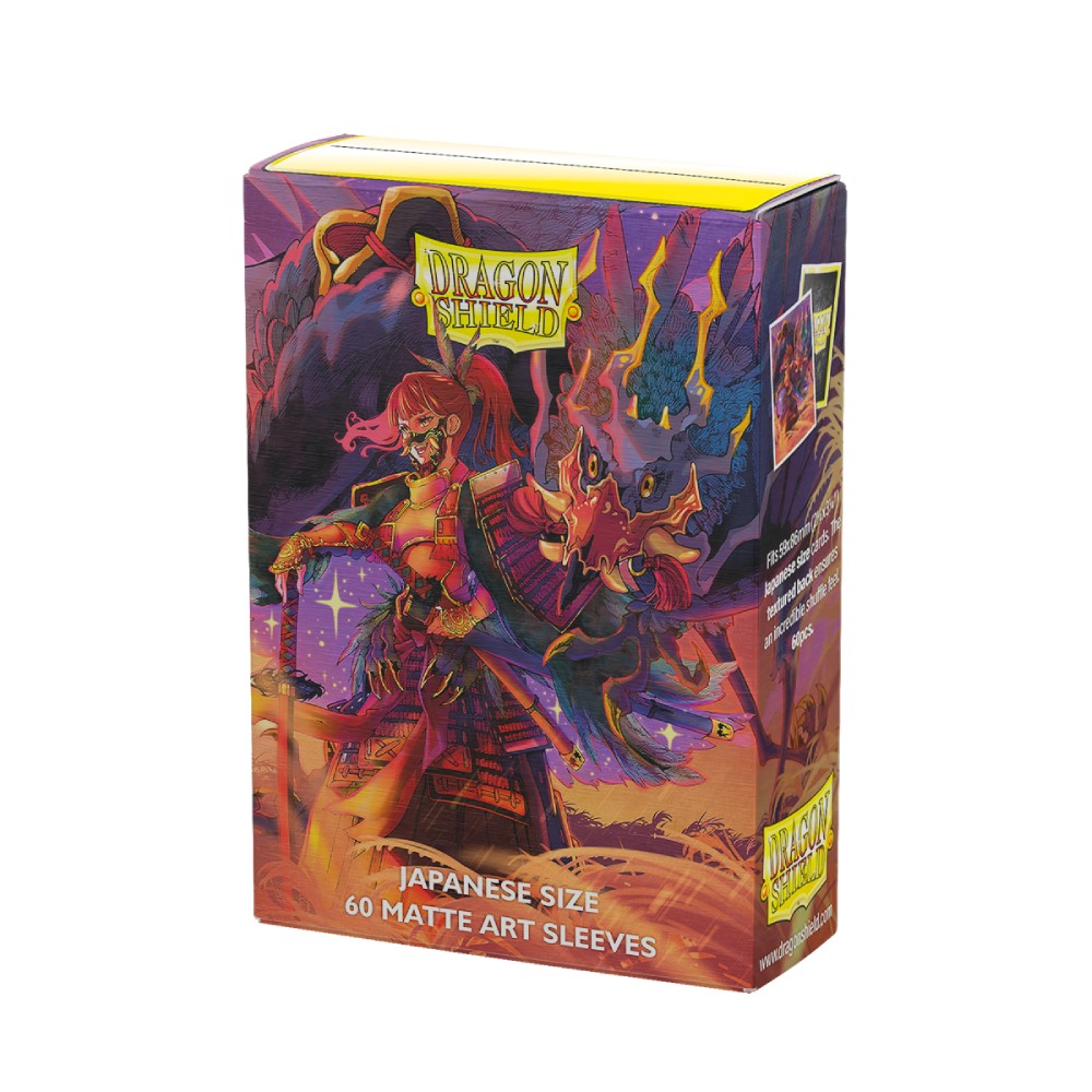 Dragon Shield: Japanese Size Sleeves  - Matte Art  - The Fallen
