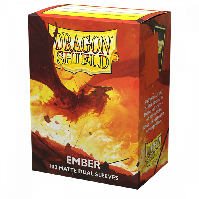 Dragon Shield: Sleeves  - Matte Dual  - Ember (Alaric, Revolution Kindler)