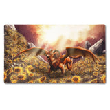 Dragon Shield: Playmat  - Case & Coin  - Tangerine (Dyrkottr, Last of His Kind)