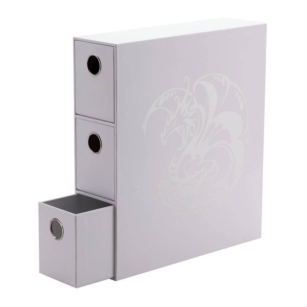 Dragon Shield: Fortress Card Drawers  - White