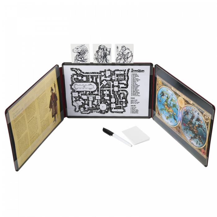 Dragon Shield RPG: Game Master's Screen  - Blood Red
