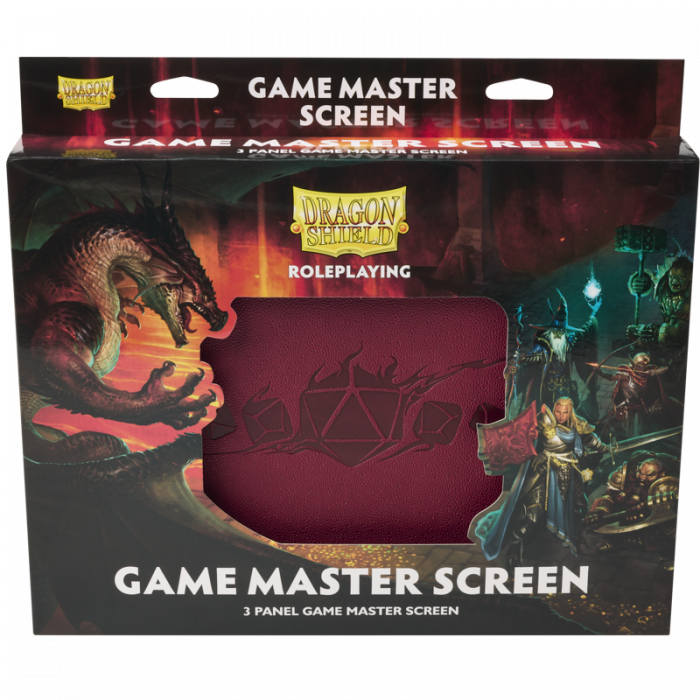 Dragon Shield RPG: Game Master's Screen  - Blood Red